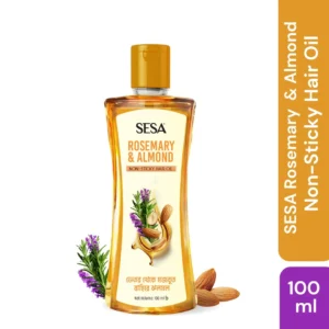 Sesa Rosemary & Almond Non-Sticky Hair Oil (100 ml) [BD]